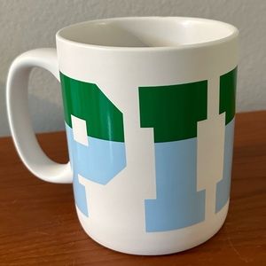 Victoria's Secret Pink Logo Blue Green Huge Mug